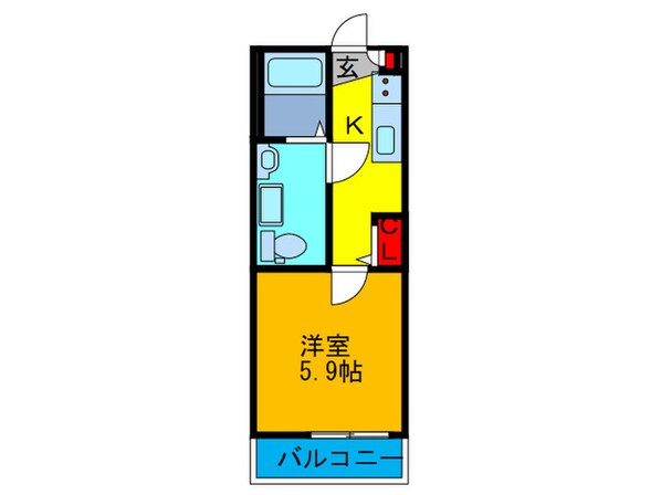 CRASTINE中宮の物件間取画像